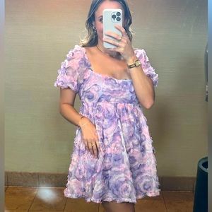 Cute spring mini dress